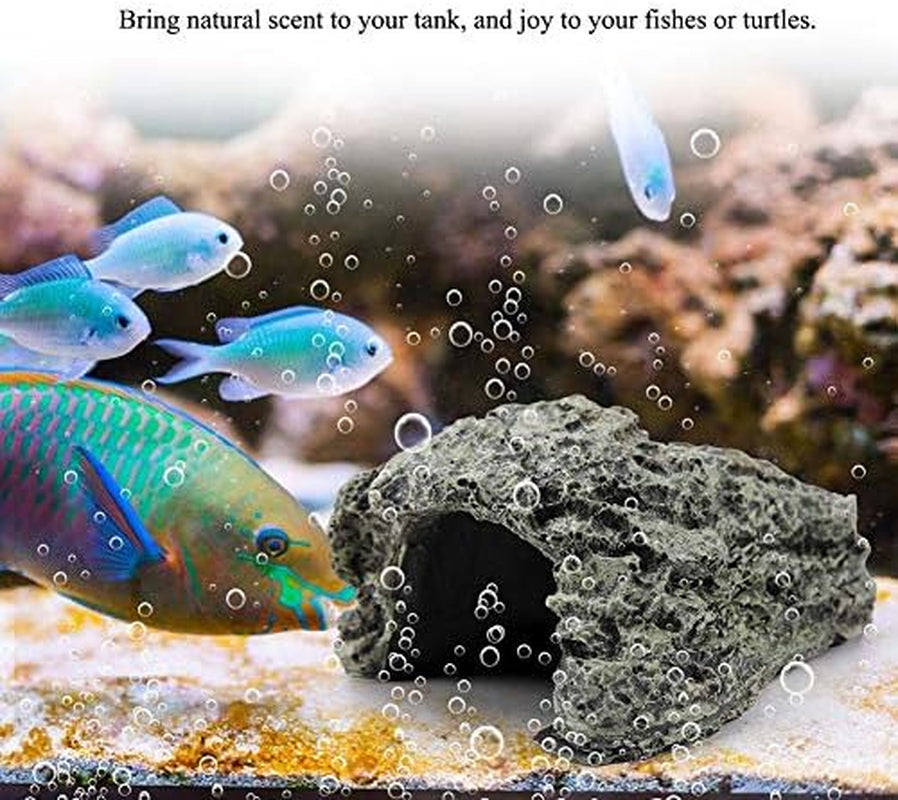 Reptile Hiding, Reptile Box Shelter Terrarium Hideout Caves for Aquarium Terrarium Decoration Ornament(Sll)