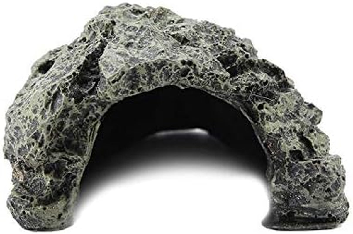 Reptile Hiding, Reptile Box Shelter Terrarium Hideout Caves for Aquarium Terrarium Decoration Ornament(Sll)