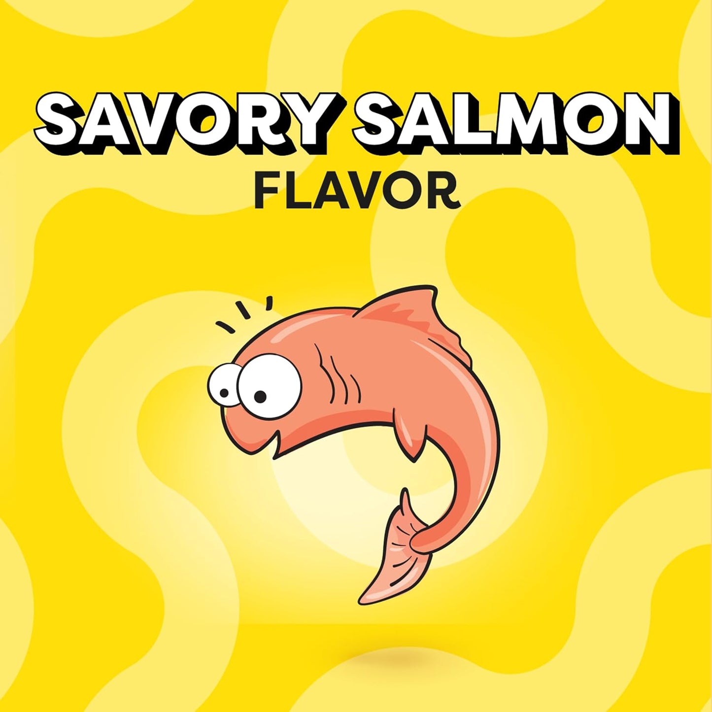 Jumbo Stuff Crunchy and Soft Cat Treats, Savory Salmon Flavor, 5.3 Oz. Pouch (Pack of 10)