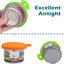 2 Pack Silicone Pet Can Cover Lids, Universal Size for Dog Cat Food, 1 Fit 3 Standard Size Can Tops, BPA Free Dishwasher Safe (Orange, Green)