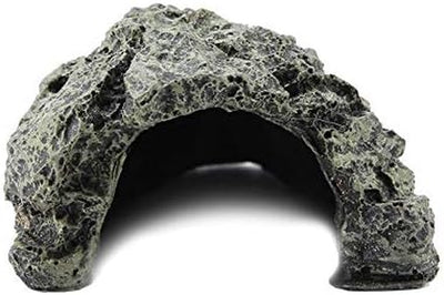 Reptile Hiding, Reptile Box Shelter Terrarium Hideout Caves for Aquarium Terrarium Decoration Ornament(Sll)
