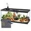 Terrarium Heat Mat for Reptiles, Black, Large, 50-60 Gallon, 24 Watt