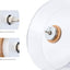Silent Hamster Exercise Wheel: - Dual-Bearing Quiet Spinning Acrylic Hamster Running Wheel for Dwarf Hamster Gerbils Mice Degus or Other Small Animals (S)