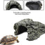 Reptile Hiding, Reptile Box Shelter Terrarium Hideout Caves for Aquarium Terrarium Decoration Ornament(Sll)
