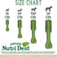 Nutri Dent Dog Dental Treats - Natural Dog Teeth Cleaning & Breath Freshener - Dental Treats for Dogs - Fresh Breath Flavor, Medium (40 Count)